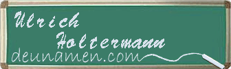 Ulrich Holtermann Visitenkarte